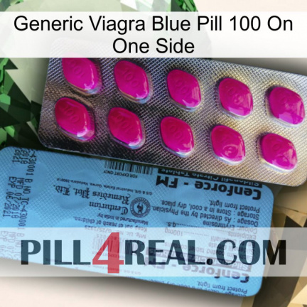 Generic Viagra Blue Pill 100 On One Side 35